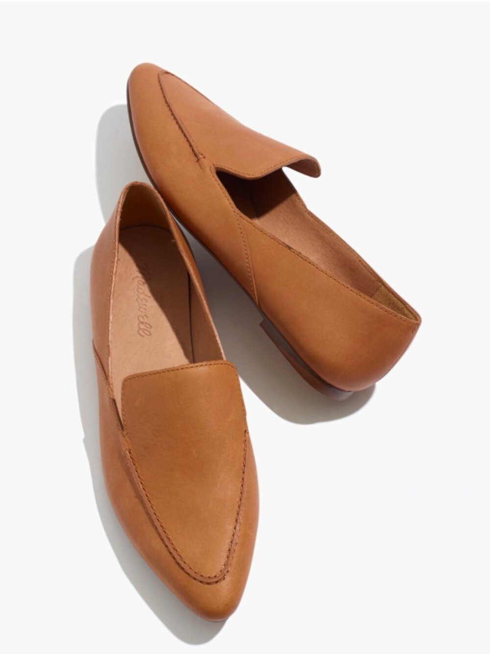 Madewell Frances Skimmer Leather Flat Loafer size 9